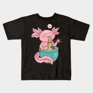 Japanese Axolotl Kids T-Shirt